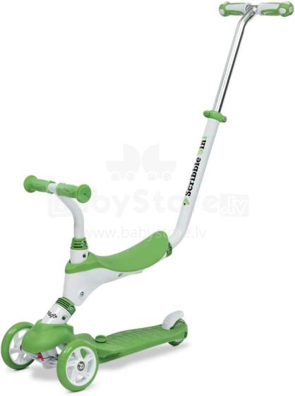 Mondo Scribble 5 in 1 Scooter Art.28574  Green  Трехколесный самокат c ручкой 5 в 1