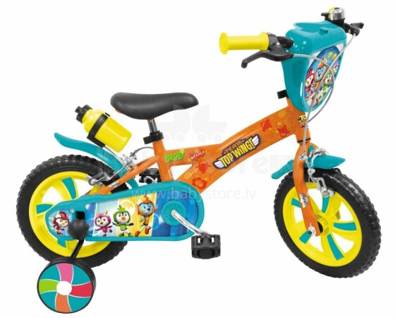 Mondo Disney Top Wing  Art.25494 Collas 14 Orange  Bērnu divritenis (velosipēds) ar palīgriteņiem