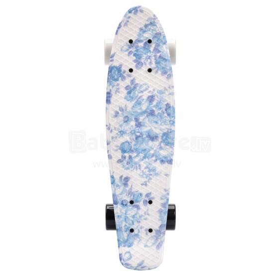 Meteor®  Penny Board Art.22608 Flowers  Детская роликовая доска (Скейтборд)