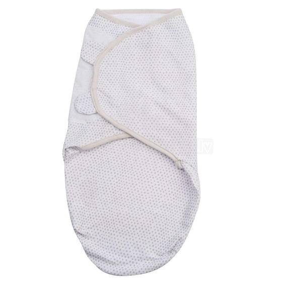 Summer Infant Art.56006 SwaddleMe Grey Dot Kokvilnas ietīšanas autiņš no 6,4 kg līdz 8.2 kg.