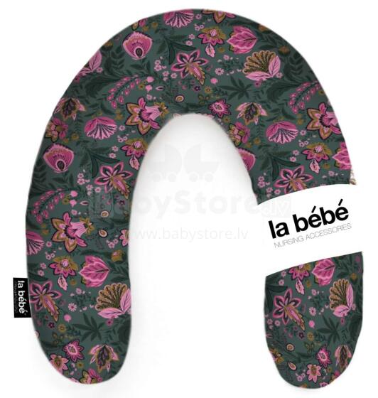 La Bebe™ Rich Maternity Pillow 30x104 Art.13047 Garden Подкова для сна, кормления малыша, 30x104 cm