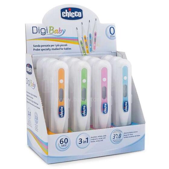 Chicco Art. 69703.40 Elektroniskais termometrs ar skaņas signālu 0m+