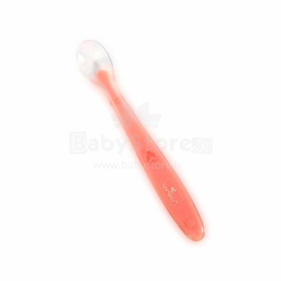 Lorelli Spoon Art.1023045 Pink Mīkstā silikona karote