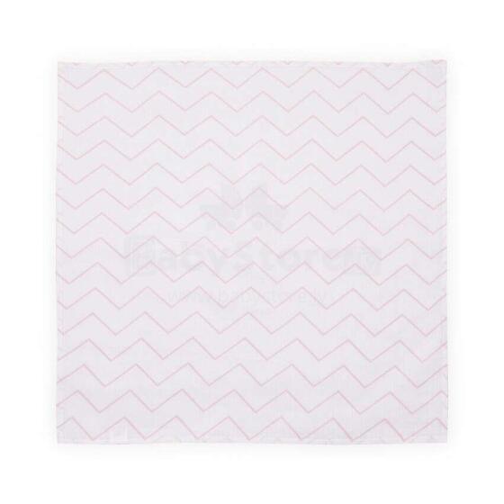 Lorelli Swaddle Muslin Art.10340091902 Pink Lines Augstākās kvalitātes muslina ietināšanas autiņš no bambusa, 1 gb. (80x80 cm)
