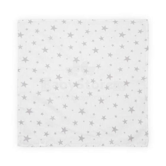 Lorelli Swaddle Muslin  Art.10340091907 Grey Stars