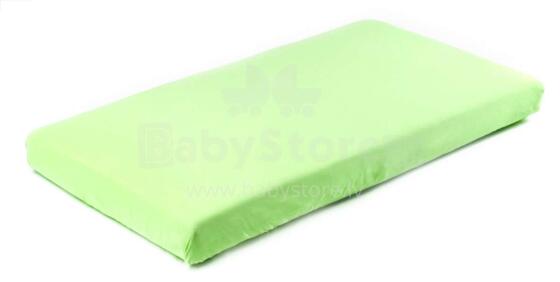 Lorelli Sheet Art.20050070005 Green Kokvilnas palags ar gumiju  60x120 cm