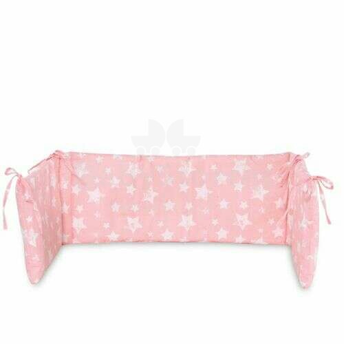 Lorelli Bumper Art.20830024302 Stars Pink  Apmalīte bērnu gultiņai