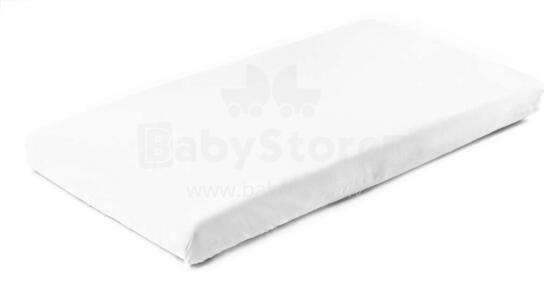 Sensillo Sheet Art.130873 White  Palags ar gumiju 120x60cm