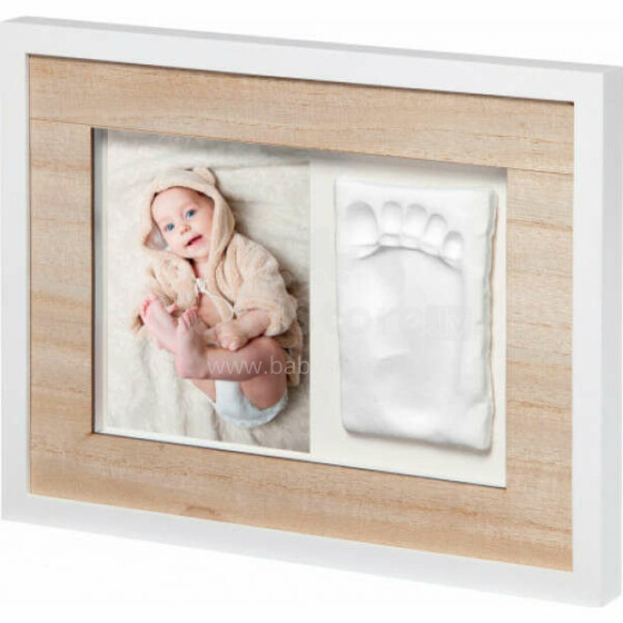 „Baby Art Tiny Touch“ medinių sienų spausdinimo rėmelis „Natural Art“. 3601093000 rėmelis su įspaudu