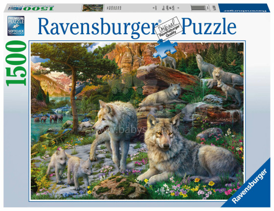 RAVENSBURGER puzle Wolves, 1500gab., 16598