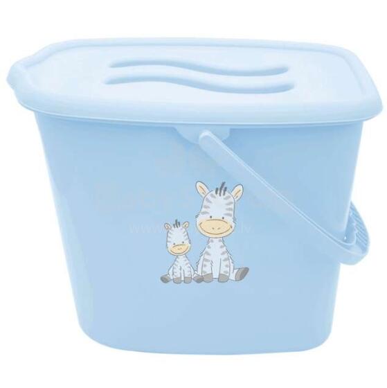 Maltex Nappy Bucket Zebra Art.6906_35 Ведро с крышкой для подгузников/пелёнок