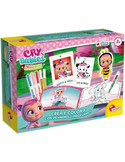 Lisciani Giochi Cry Babies Coloring Art.85927   Раскраска с фломастерами