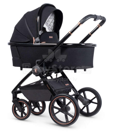 Venicci Tinum SE Art.131700 Stylish Black  Универсальная коляска 2 в 1