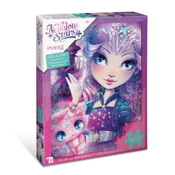 NEBULOUS STARS gliteru puzle Nebulia & Stella, 100pcs, 11651