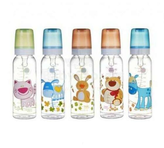 Pudele FUNNY ANIMALS 250 ml  Canpol 11/841
