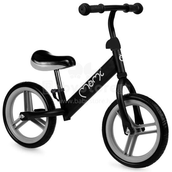 MoMomi  Balance Bicycle Nash Art.131995 Black Детский велосипед - бегунок с металлической рамой