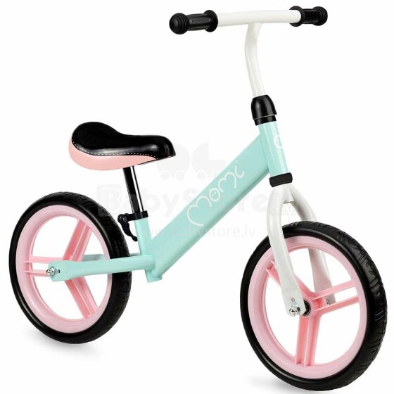 Momi  Balance Bicycle Nash Art.131996 Mint Детский велосипед - бегунок с металлической рамой