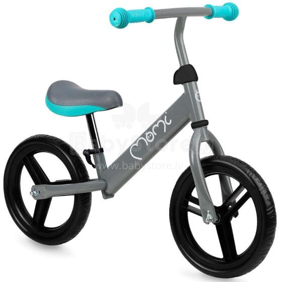 Momi  Balance Bicycle Nash Art.131998 Turquoise Детский велосипед - бегунок с металлической рамой