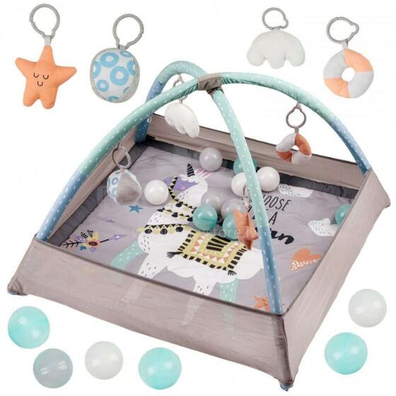 Momi Playmat Lamalove Art.132013 Lama  Развивающий коврик  с игрушками