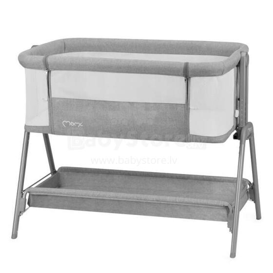 Momi Fibi Art.LOZE00004 Grey Bērnu gultiņa/šūpulītis  3 in 1