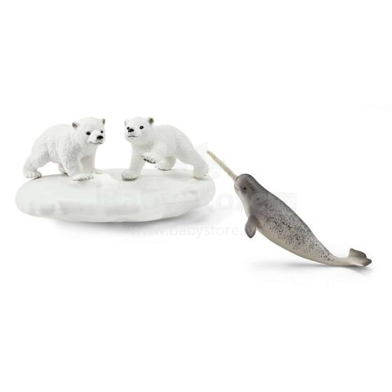 SCHLEICH WILD LIFE Polārlāči slidinās
