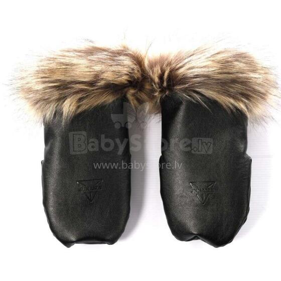 Junama Glitter Gloves  Art.132170 Black  Silta roku mufta-cimdi