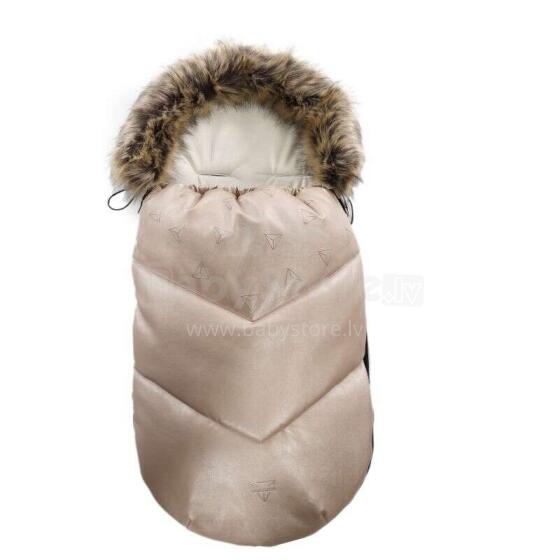 Junama Glitter Footmuff Art.132178 Pink Bērnu guļammaiss/konverts  ratiem