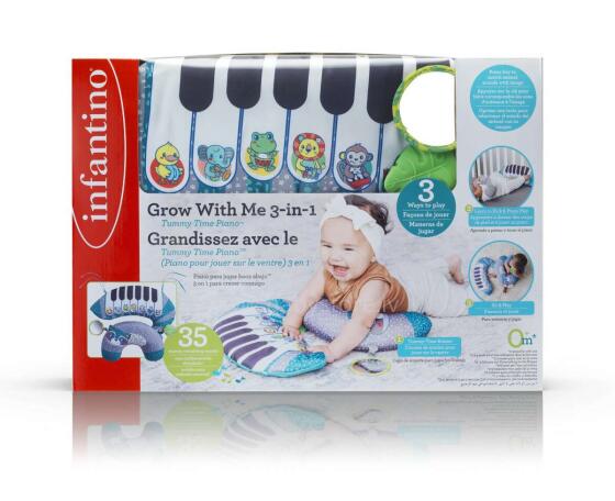 INFANTINO spilvens, klavieres, Tummy Time