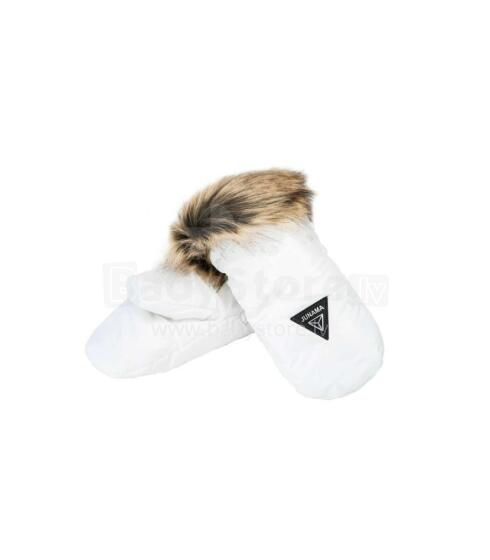 Junama  Gloves  Art.132238 White Silta roku mufta-cimdi