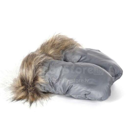 Junama  Gloves  Art.132239 Grey Теплая муфта-рукавицы для рук