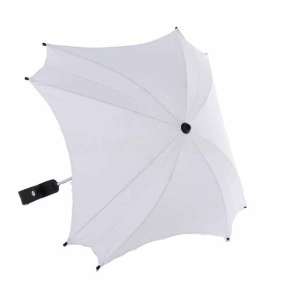 Junama Umbrella Art.132247 White  Universālais ratu saulessargs/lietussargs ratiņiem