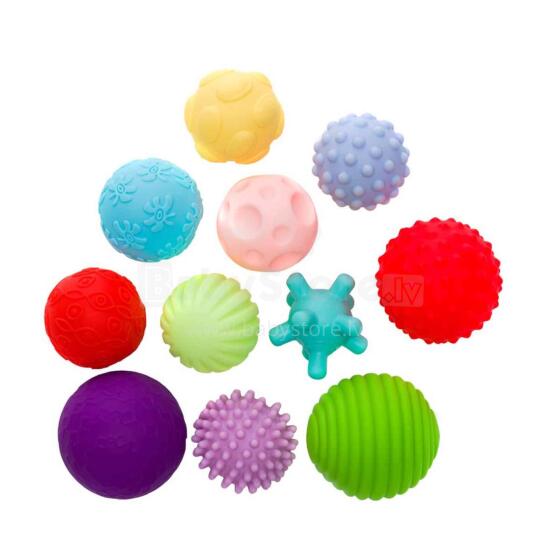 Fillikid Sensory Balls Art.TL828 Сенсорные мячики, 11 шт.