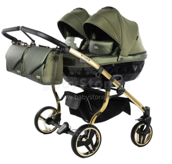 Junama Saphire Duo Art.SD-07  Детская универсальная коляска 2 в 1 для двойни