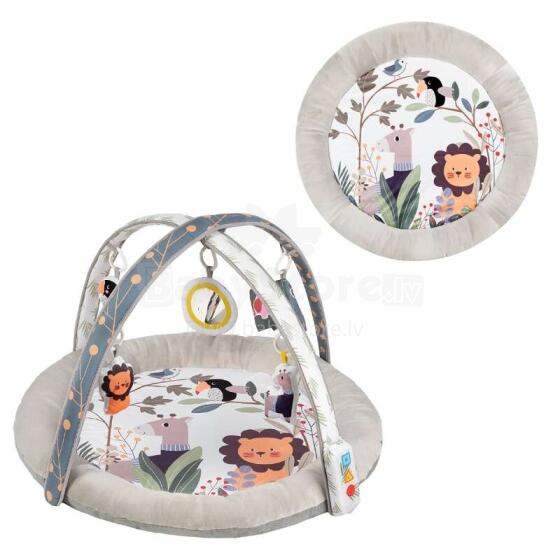 Qkids Playmat Zoo  Art.MAED00006  Развивающий коврик  с игрушками со световыми и звуковыми эффектами