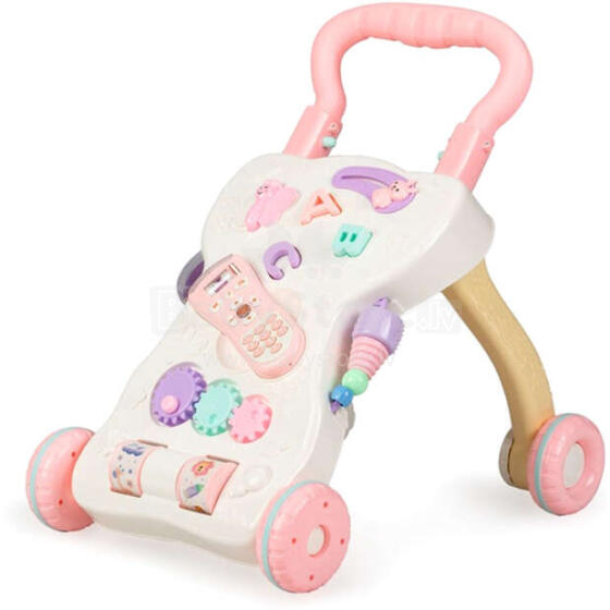Qkids Wallker Pullo Art.KIDS00000016 Mazuļu mūzikālais interaktīvais staigulītis-galdiņš 2 vienā
