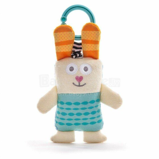 Taf Toys Busy Rabbit Art.132533  Игрушка мягкая на коляску с вибрацией Зайка