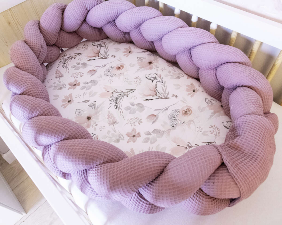 La bebe™ Babynest Premium Magnolia  Art.132585 Гнездышко – кокон для новорожденных Babynest