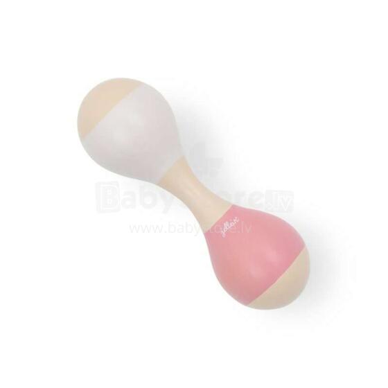Jollein Maracas Art.119-001-66021 Pink  Музыкальная игрушка детские деревянные маракасы