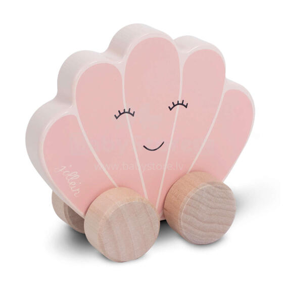Jollein Wooden Toy Car Art.112-001-66025 Pink