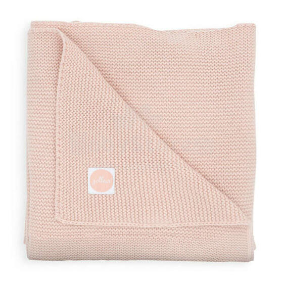 Jollein Basic Pale Pink Art.516-511-65310 Dabīgas kokvilnas pleds 75x100cm