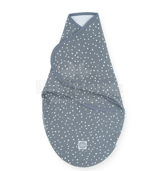 Jollein Wrapper Spickle Grey Art.047-547-66002 Kokvilnas ietināšanas autiņš no 3,2 kg līdz 6,4 kg.