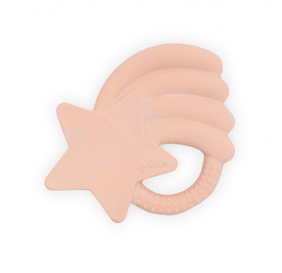Jollein Teether Rubber Art.101-001-00090 Pink  Kožamā rotaļlieta