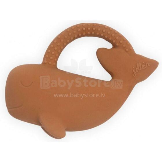 Jollein Teether Rubber Art.101-001-00092 Caramel Kožamā rotaļlieta