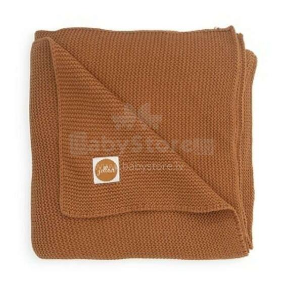 Jollein Basic Caramel Art.516-511-65355 Dabīgas kokvilnas pleds 75x100cm
