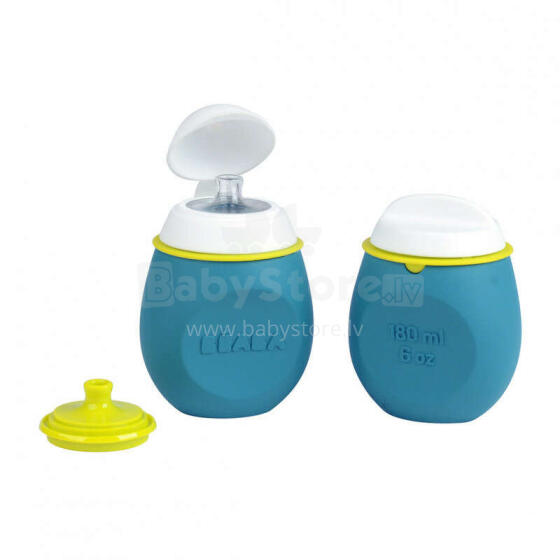 Beaba Squeez'Portion  2 in 1 Art.912624 vairākkārt lietojams saspiežamais konteineris,180ml