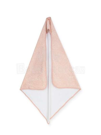 La bebe™ Bathcape  Art.534-836-65344 Pale Pink    Детское полотенце с капюшоном 75x75см