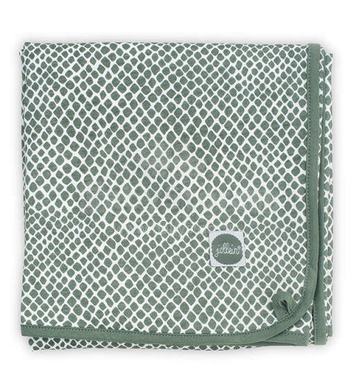 Jollein Jersey Blanket Art.513-511-65350 Ash Green Dabīgas kokvilnas pleds 75x100cm