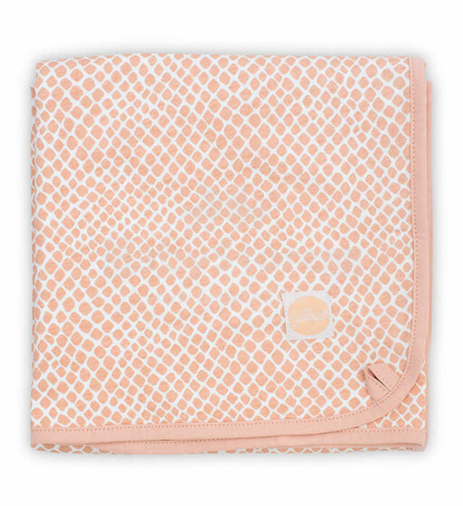 Jollein Jersey Blanket Art.513-511-65344 Pale Pink  Хлопковое одеяло/плед 75x100см