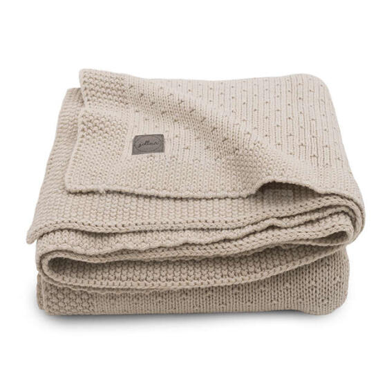 Jollein Bliss Blanket Art.516-511-65352 Nougat  Хлопковое одеяло/плед 75x100 см