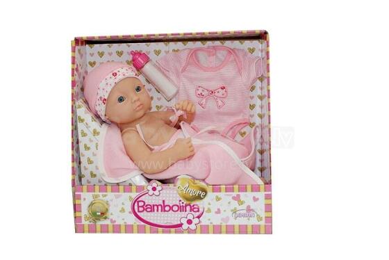 BAMBOLINA jaundzimušo bērnu lelle Amore, 34cm, ar aksesuāriem, BD1831